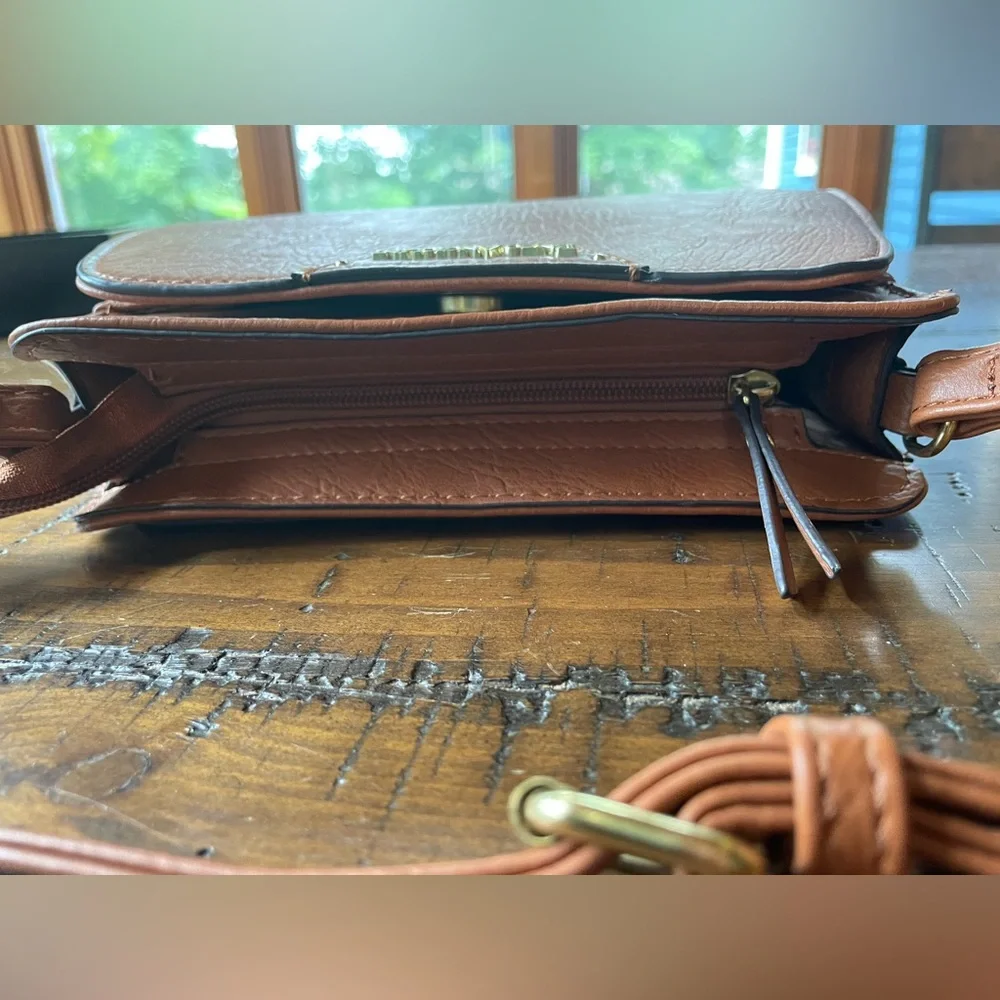 Enzo Angiolini Brown Leather Purse